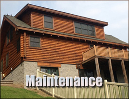  Clayton, North Carolina Log Home Maintenance